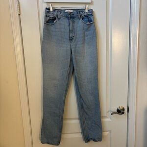 Abercrombie & Fitch Light Blue Straight Leg Jeans